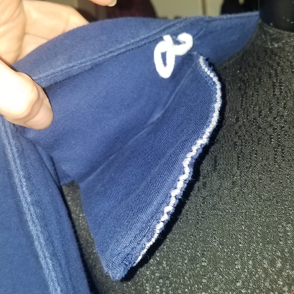 Jason Maxwell Maternity blue top L - Picture 2 of 5